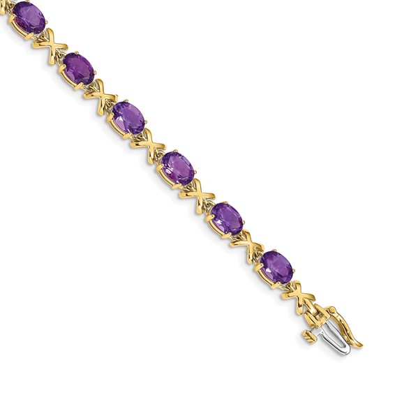 Gold Gemstone Bracelets