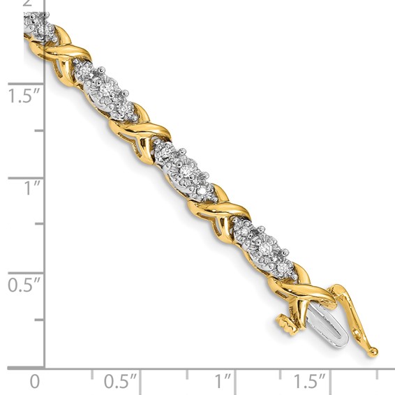 Diamond X Bracelet