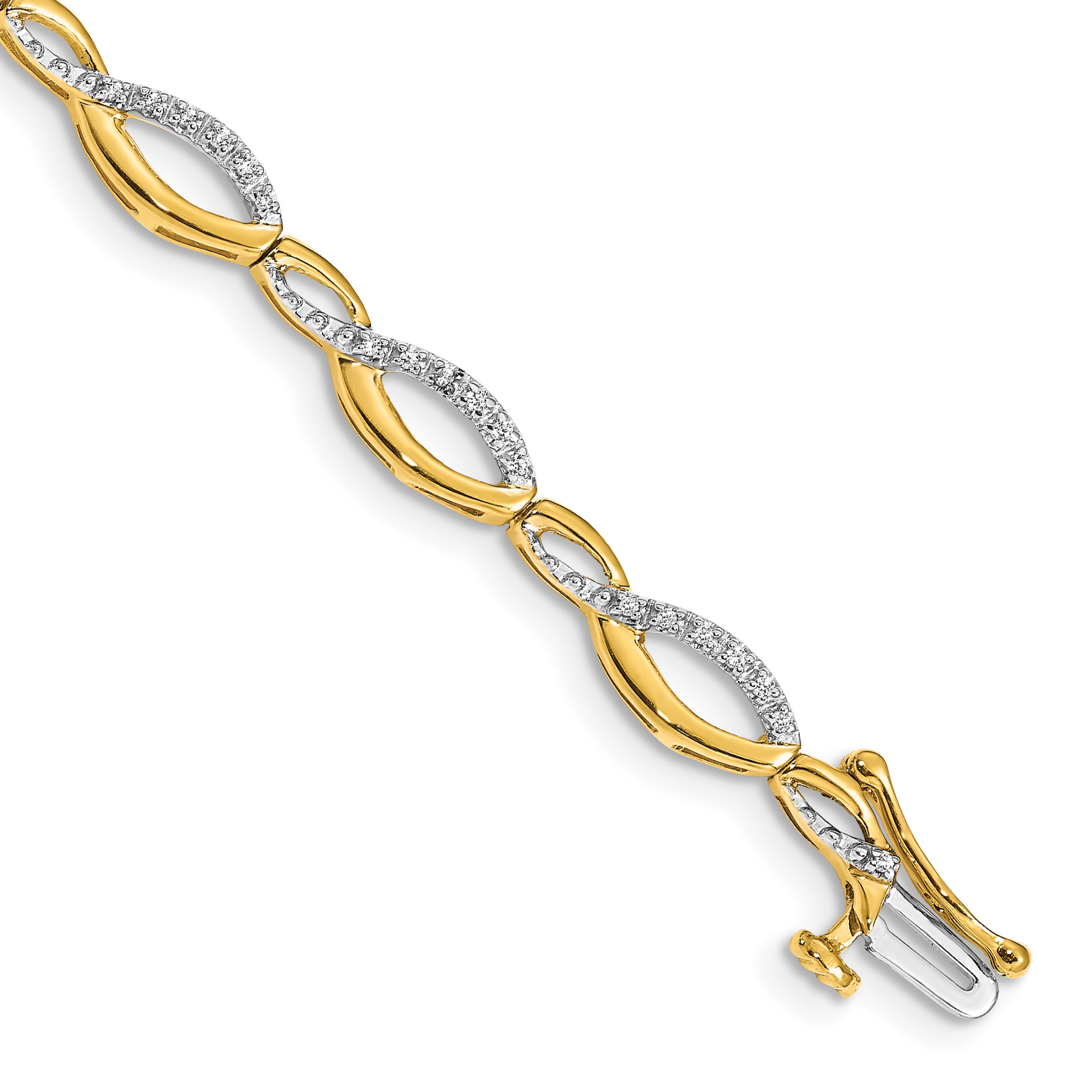 10k Diamond Bracelet (BM4635-025-1YA)