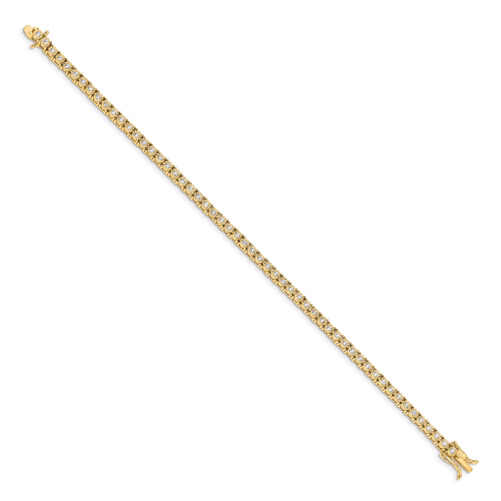 14k Complete 1 carat Diamond Illusion Setting 7 inch Tennis Bracelet (BM4665-100-YA)