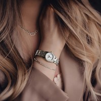 14K White Gold 0.20 Carat Lab Grown Diamond VS SI+ G+ Complete Adjustable Bolo Bracelet view 5