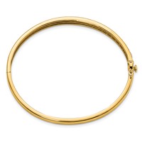 True Origin 14K Yellow Gold 1.62 Carat Lab Grown Diamond VS+ F+ Complete Bangle, 6.75" view 2