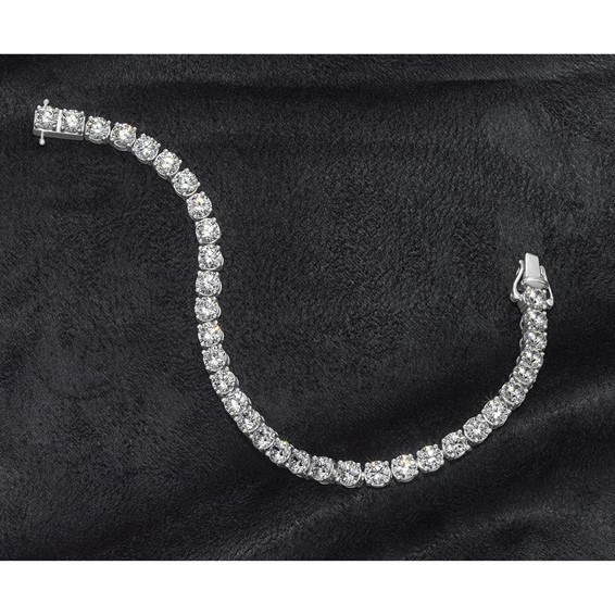 Lab Grown Diamond Tennis Bracelets