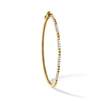 True Origin 14K Yellow Gold 0.50 Carat Lab Grown Diamond VS+ F+ Complete Bangle, 6.75" view 4