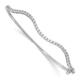 True Origin Lab Grown Diamond Wavy Bangles