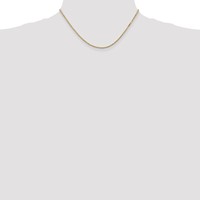 14K 1.5mm Yellow Gold Box Chain with Lobster Clasp, 16" view 4