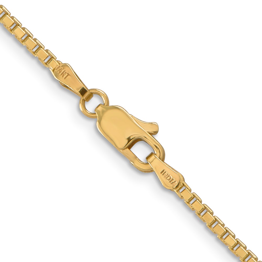 14K 16 inch 1.9mm Box with Lobster Clasp Chain (BOX200-16)