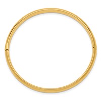 14K 3 16 Polished 5mm Hinged Bangle view 2