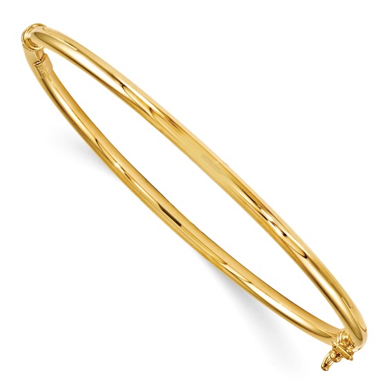 Leslie's 14K Polished Hinged Bangle
