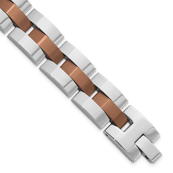 STAINLESS STEEL W/ PVD BROWN COAT 8.5" -