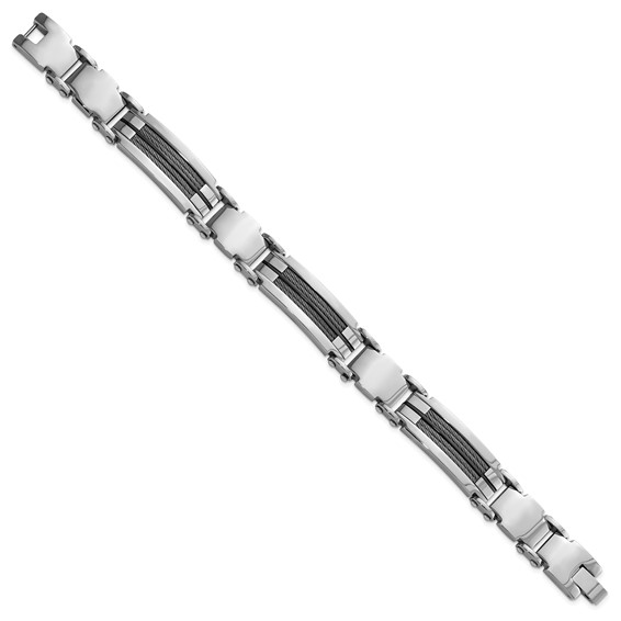 Stainless Steel Men's Polished Link Bracelet