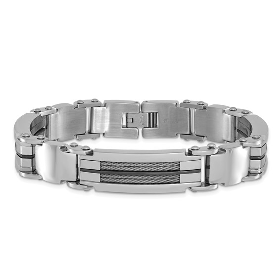 Stainless Steel Men's Polished Link Bracelet