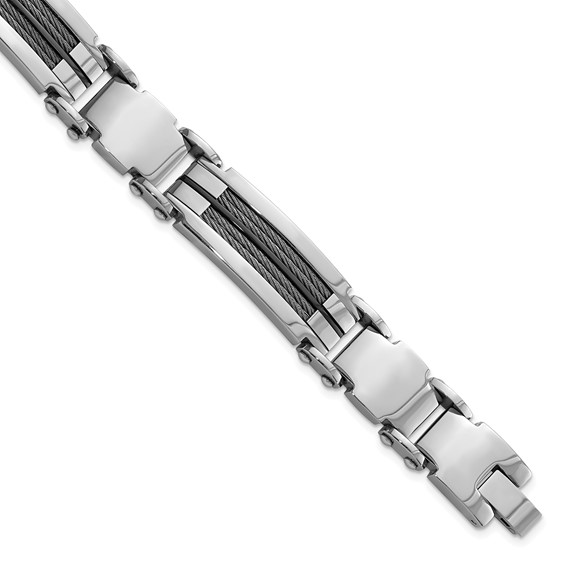 Stainless Steel Men's Polished Link Bracelet
