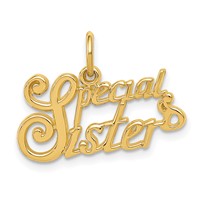 14K Yellow Gold Special Sister Charm view 1