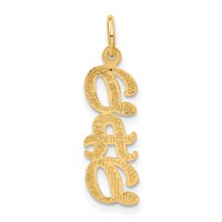 14K Dad Charm view 3