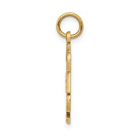 14K Yellow Gold #1 Dad Charm view 2
