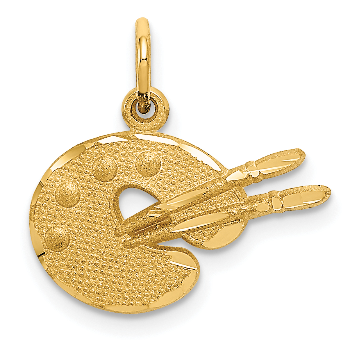 14k Artist Palette Charm (C1087)