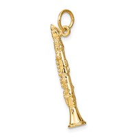 14K 3-D Clarinet Charm view 5