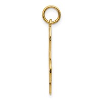 14K Yellow Gold Treble Clef Charm view 2