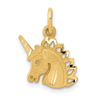 Gold Unicorn Charm
