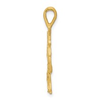 14K Yellow Gold Unicorn Charm view 2