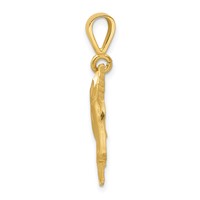 14K Unicorn Head Charm view 2