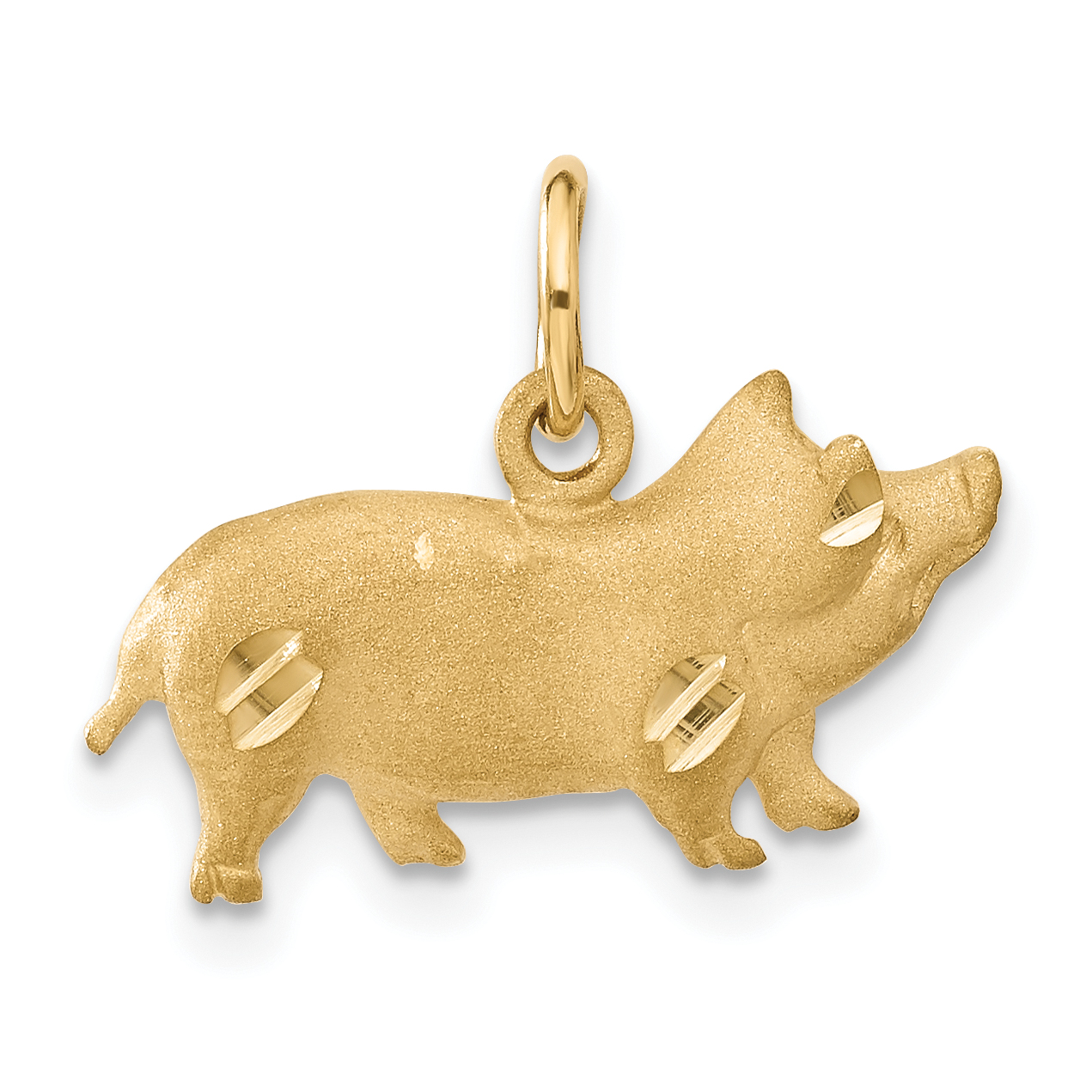 14k Pig Charm (C1160)