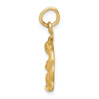 14K Jack Rabbit Charm view 2