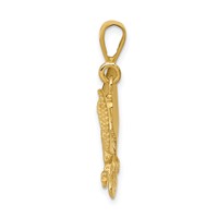 14K Yellow Gold Eagle Charm view 2