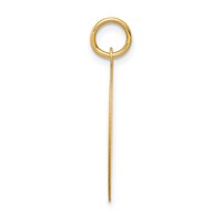 14K Yellow Gold Wrestling 19mm Engravable Disc Charm view 2