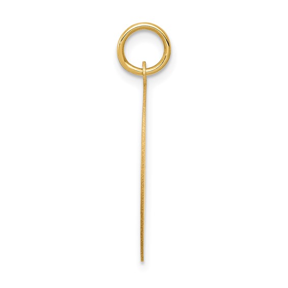 14k WRESTLING 19mm Engravable Disc Charm