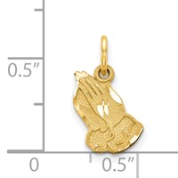 14K Praying Hands Charm view 4
