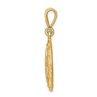14K Star of David Round Charm view 2