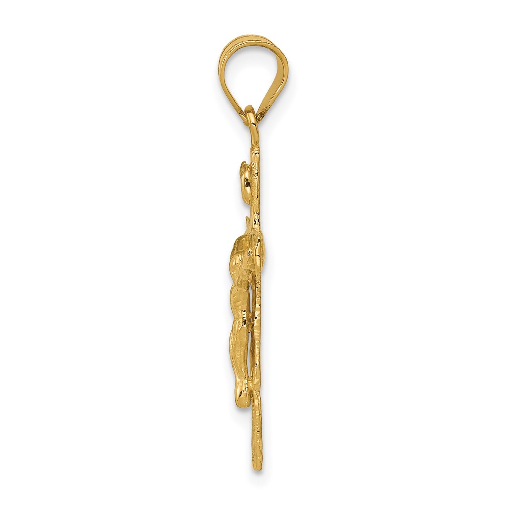 14k INRI Crucifix Charm (C1344)