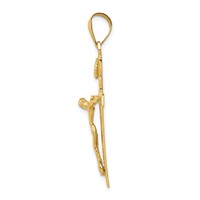 14K Inri Crucifix Pendant view 2
