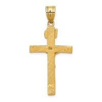 14K Inri Crucifix Pendant view 4
