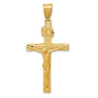 14K Inri Crucifix Pendant view 1