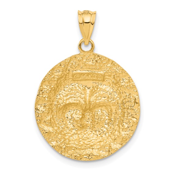 14k Sun Charm