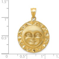 14K Sun Charm view 4