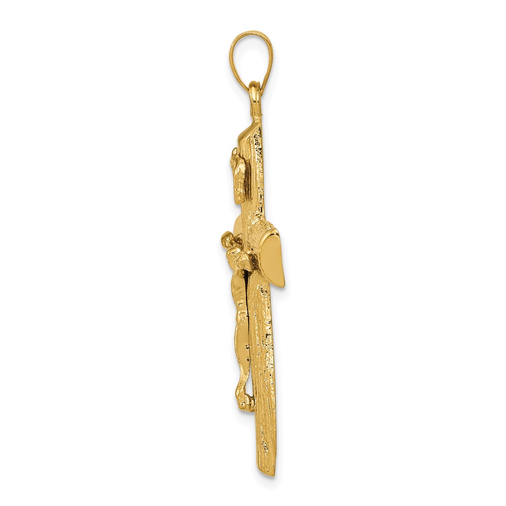 14k Crucifix Charm (C1361)