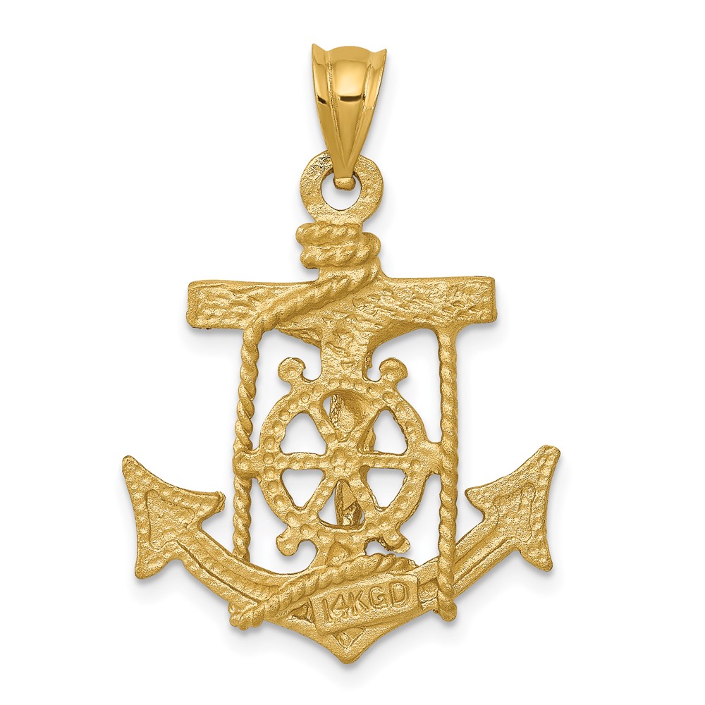 14k Mariners Cross Pendant (C141)