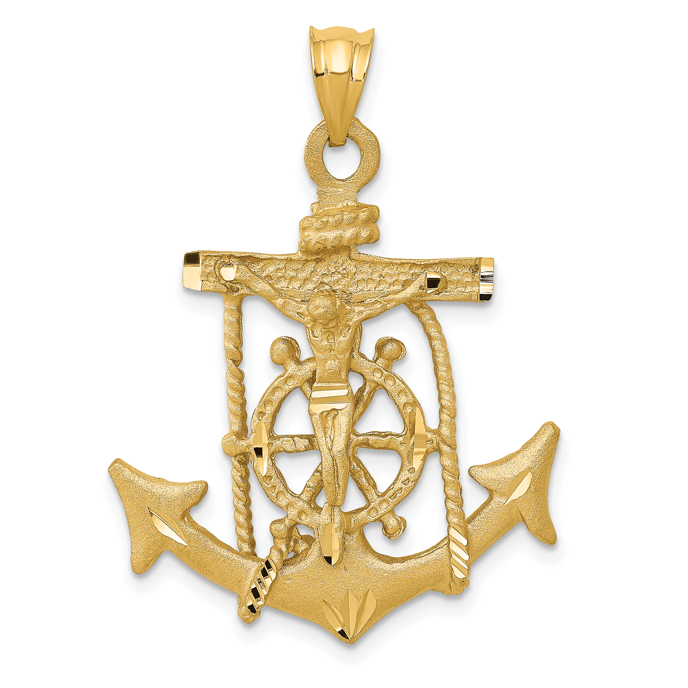 14k Mariners Cross Pendant (C144)