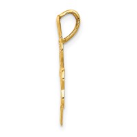 14K Filigree Shamrock Charm view 2