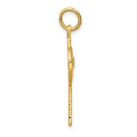 14K Yellow Gold Celtic Cross Pendant view 2