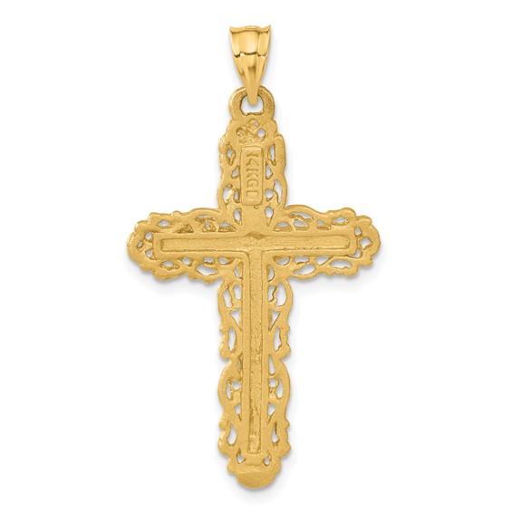 14k Crucifix Charm