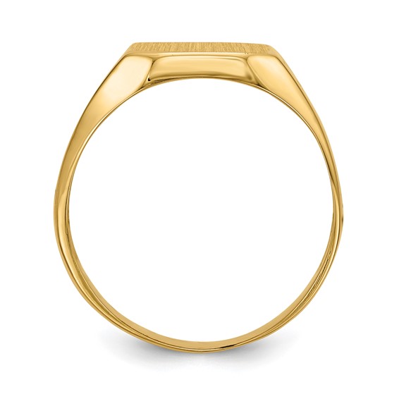 Polished Gold Fancy Signet Rings