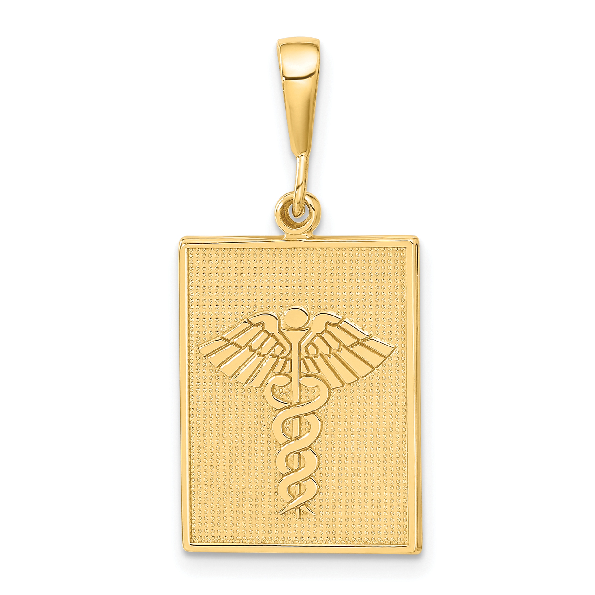 14k Caduceus Pendant (C1612)