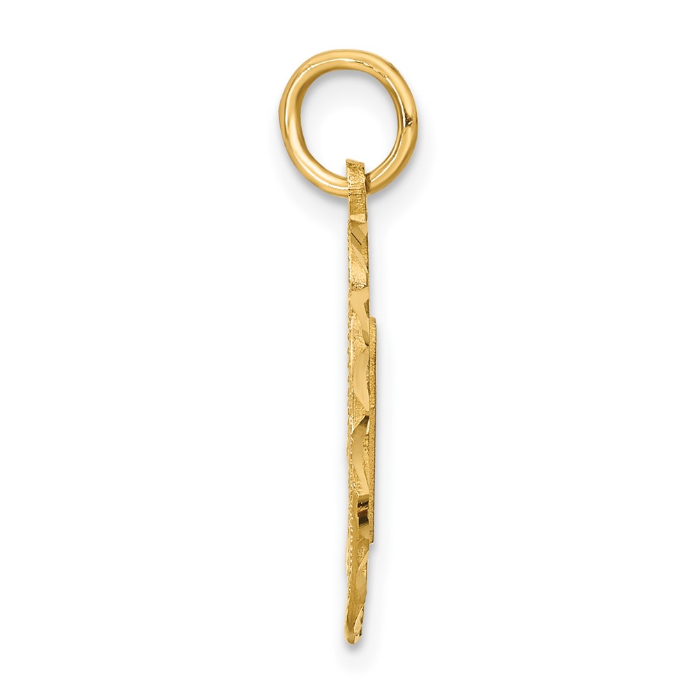 14k #18 Oval Pendant (C1667)