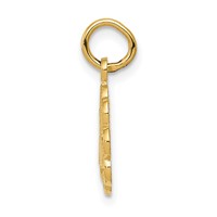 14K Yellow Gold #1 Mom Charm view 2