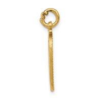 14K Yellow Gold Best Sister 2-Piece Break-apart Heart Charm view 2